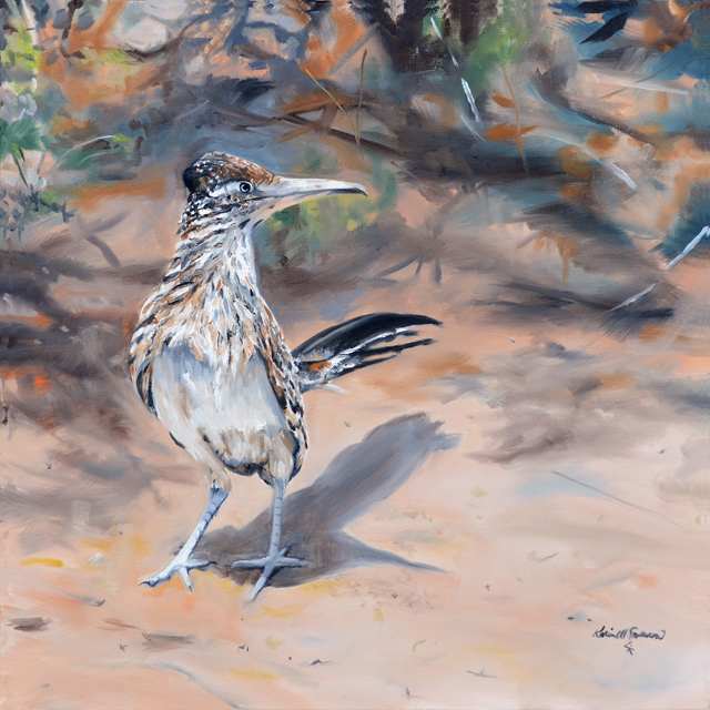 Turned (roadrunner) by Karine Swenson, Image 1.