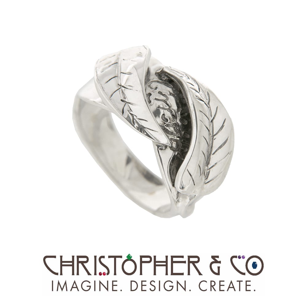 CMJ D 20089  White gold ring designed by Christopher M. Jupp  Image: CMJ D 20089  White gold ring designed by Christopher M. Jupp
