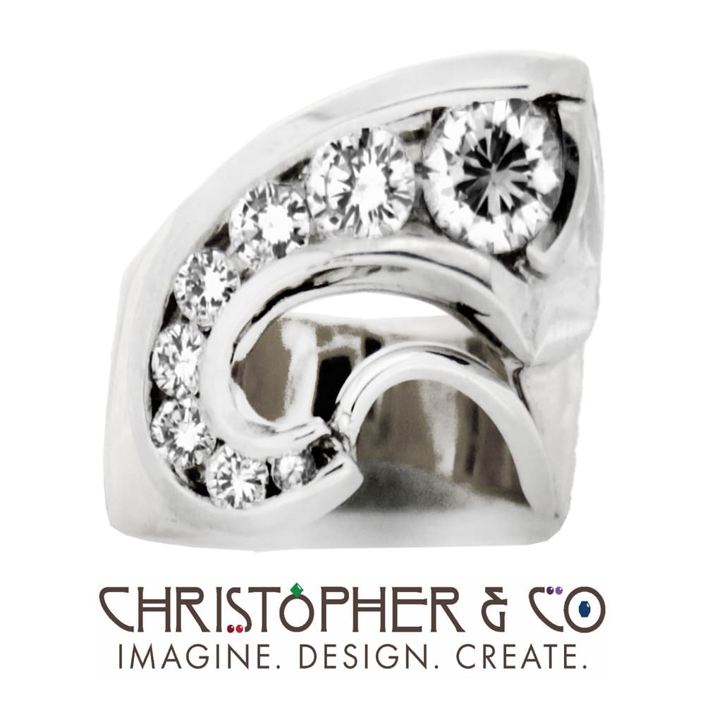 CMJ M 12204    Gold ring set with diamonds designed by Christopher M. Jupp.  Image: CMJ M 12204    Gold ring set with diamonds designed by Christopher M. Jupp.