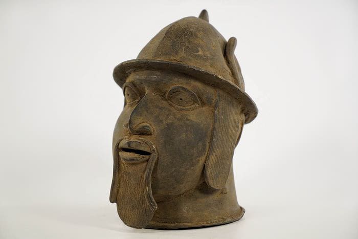 Benin Head of Portuguese Soldier 