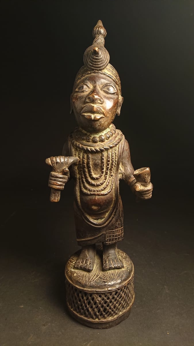 Benin Statue of Dignitary 