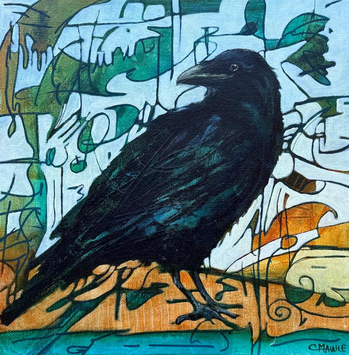 Odins Messenger by C Mawle Art 