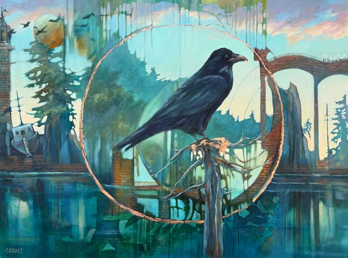 Curious Messengers by C Mawle Art 