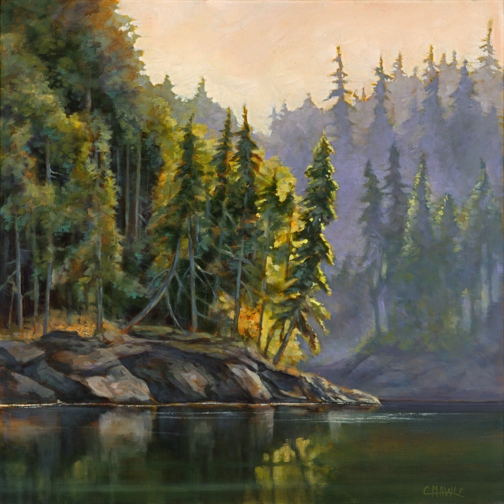 Point of Reflection by C Mawle  Image: Original Artwork sold, prints on canvas available
