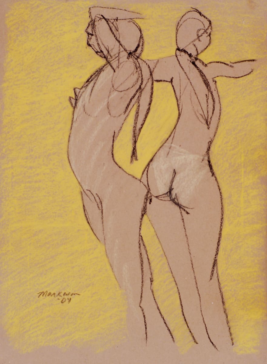 Female Nude Figure Drawing, No. 17 by Lori Markman 