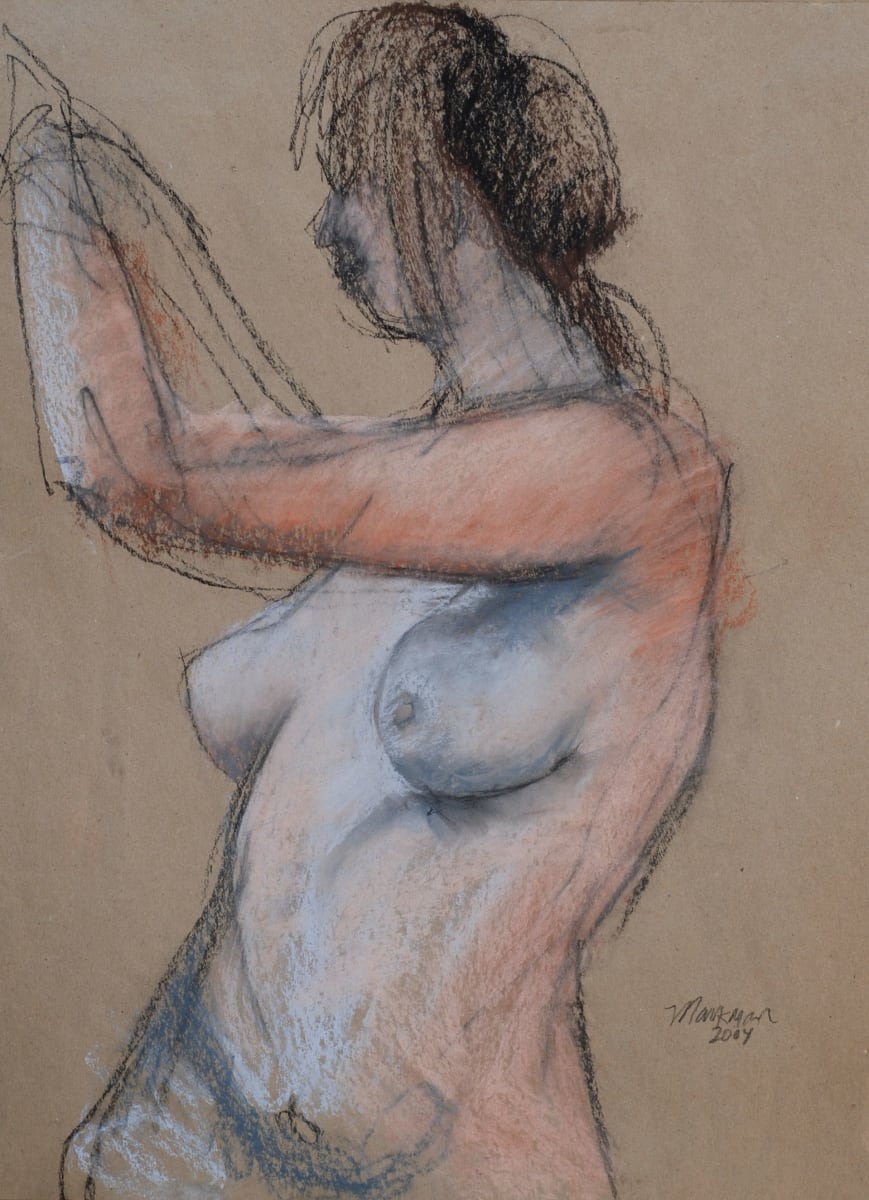 Female Nude Figure Drawing, No. 22 by Lori Markman 