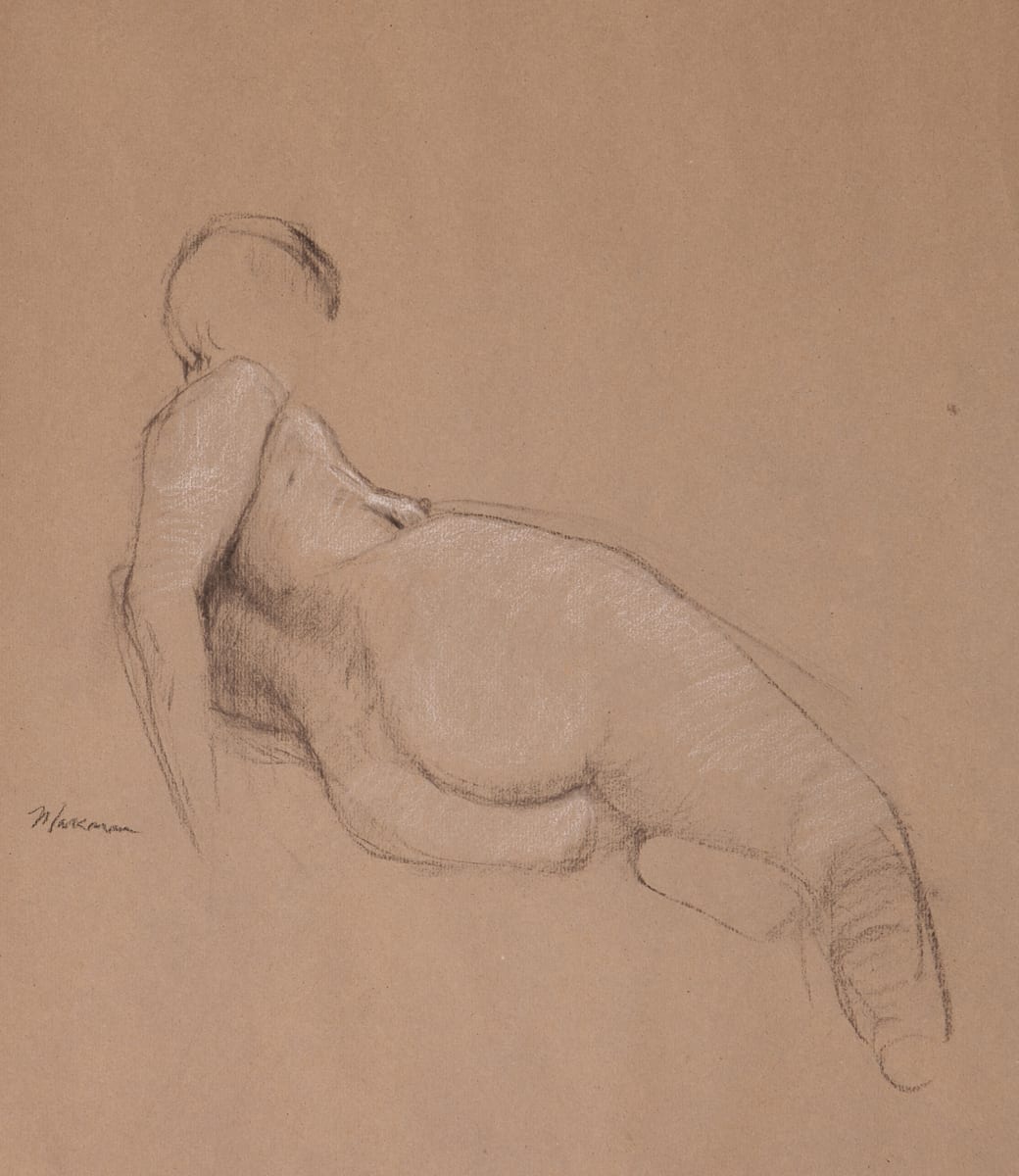 Female Nude Figure Drawing, No. 71 by Lori Markman 