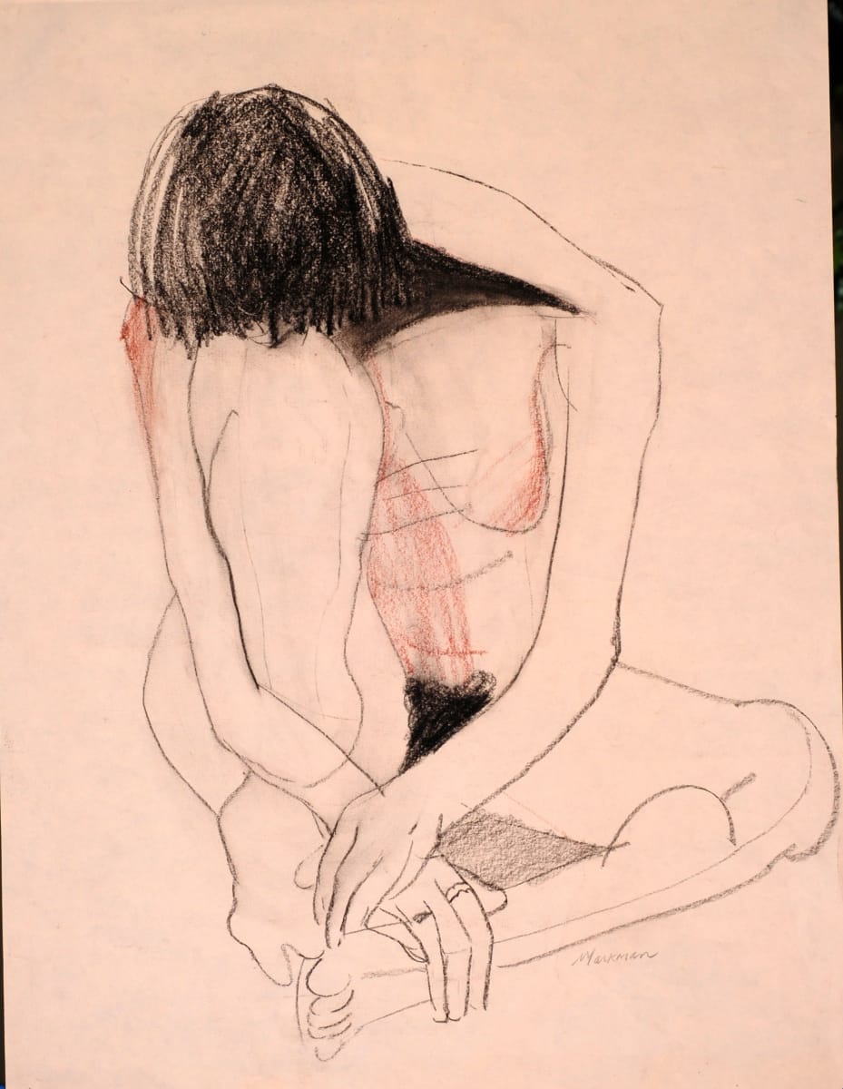 Female Nude Figure Drawing, No. 73 by Lori Markman 