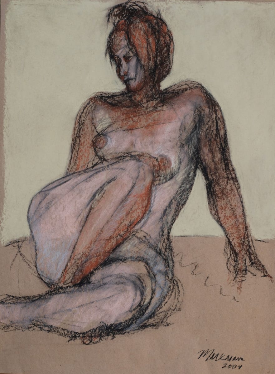 Female Nude Figure Drawing, No. 97 by Lori Markman 