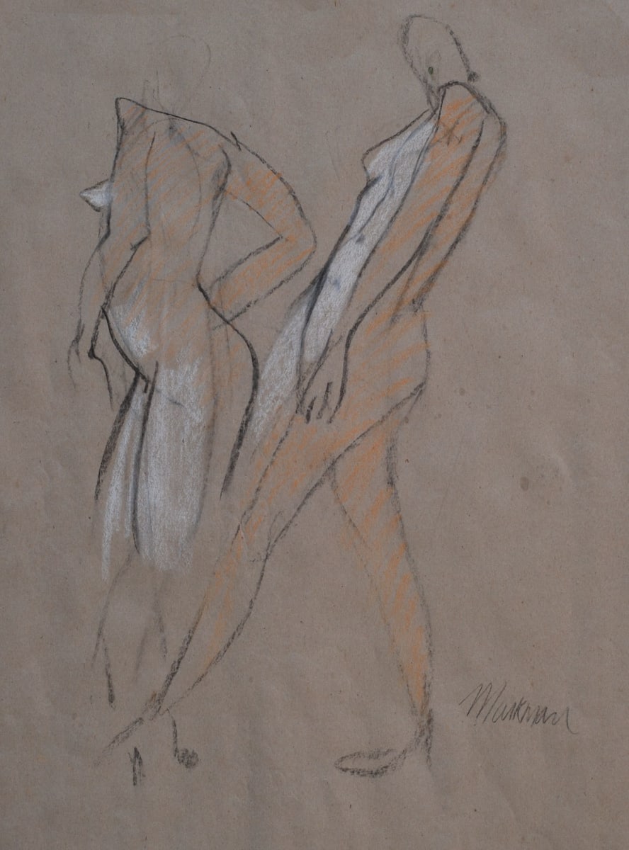 Female Nude Figure Drawing, No. 105 by Lori Markman 