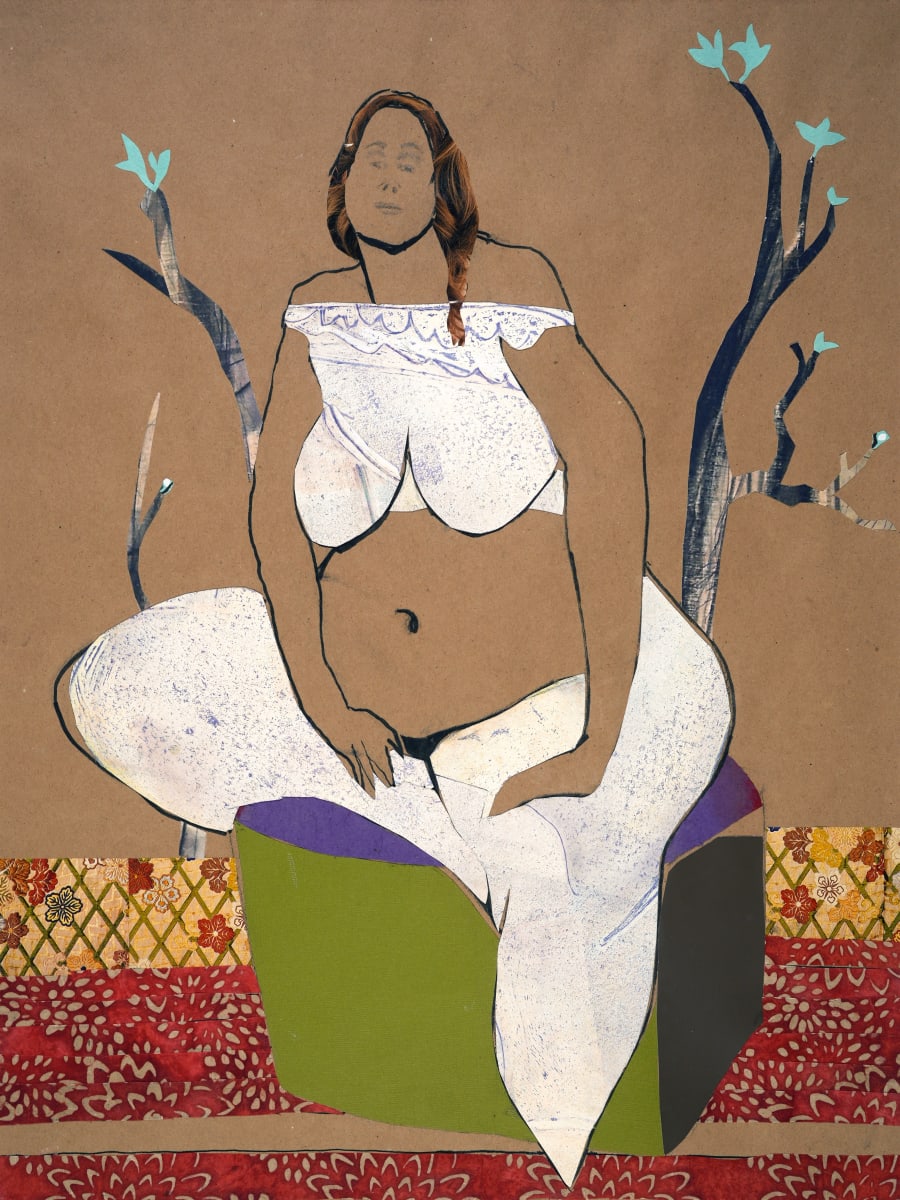 Female Nude Figure Drawing, No. 182 by Lori Markman 
