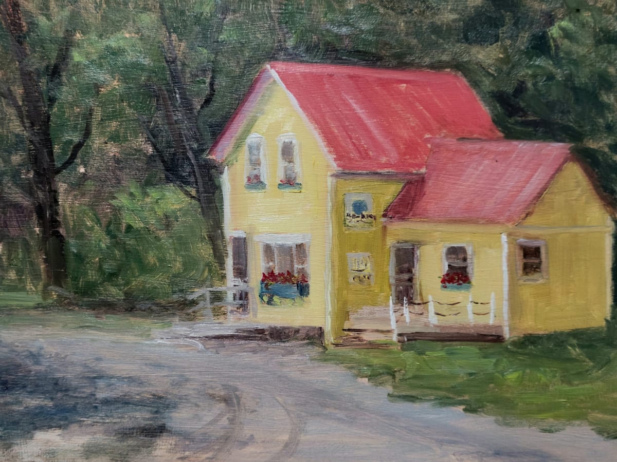 St Martin's Cafe en Plein Air by Dale Cook  Image: St Martin's Café and Bay of Fundy Adventures en Plein Air