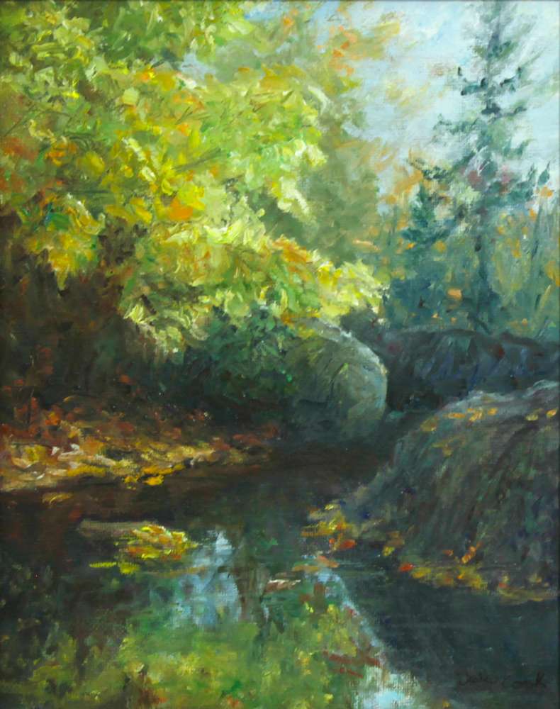 Chartreuse by Dale Cook  Image: Chartreuse, 8x10, oil. framed 11.5 x 13.5