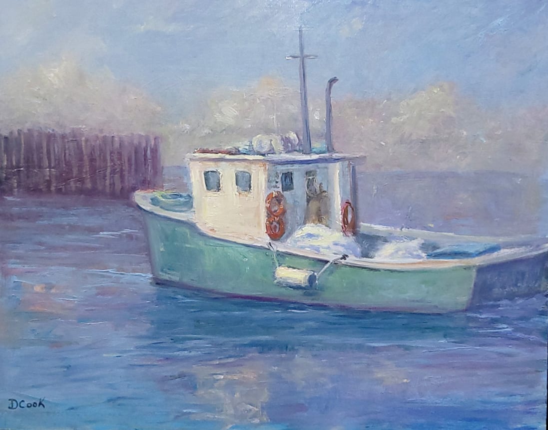 That Time of Day by Dale Cook  Image: That Time of Day, 14 x 11 oil on cradled board