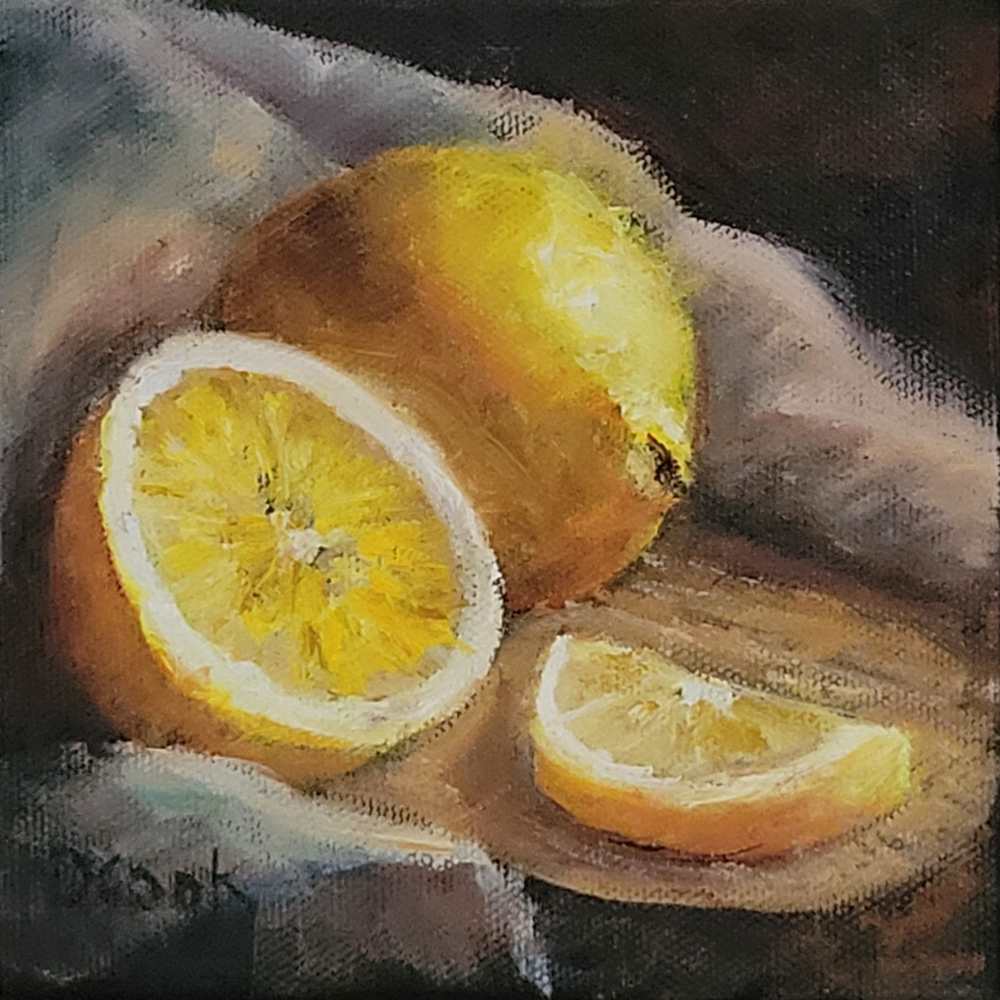 Still Life - Lemon Slices by Dale Cook, Image 1.