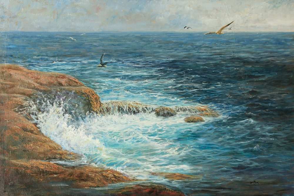 Fair Winds Over the Atlantic by Dale Cook 