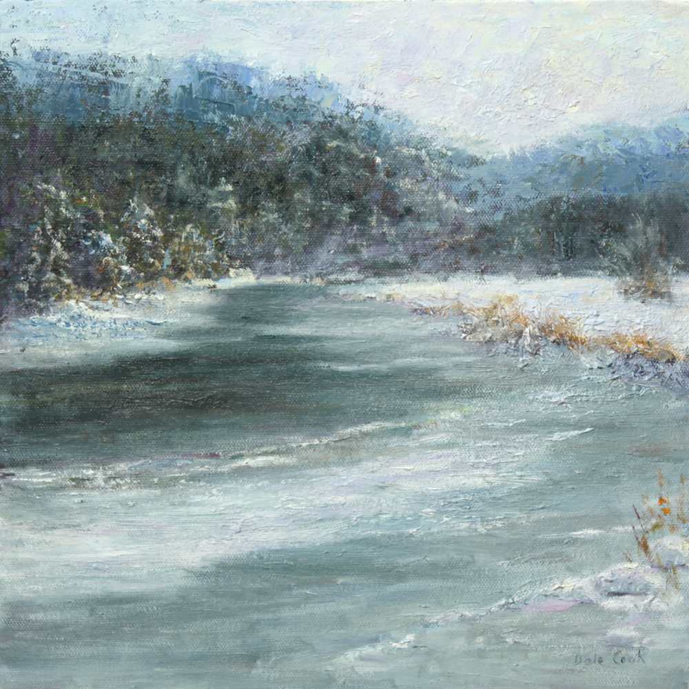 Icy Harmony by Dale Cook  Image: Icy Harmony, 12x12, Oil