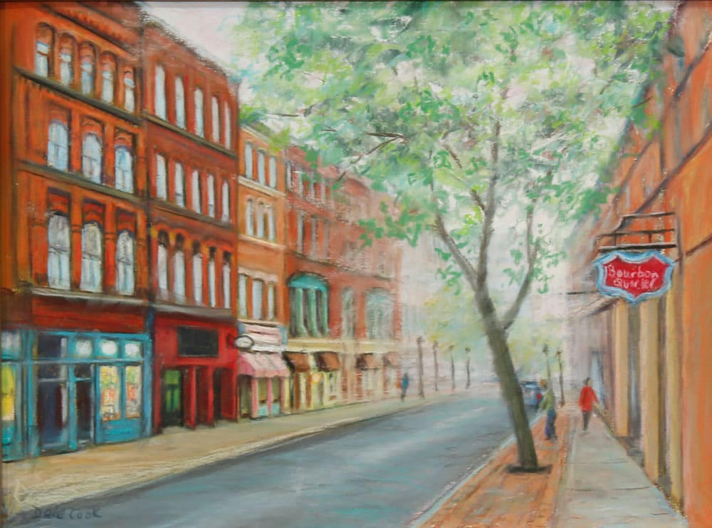 Prince William Street by Dale Cook  Image: Prince William Street Pastel