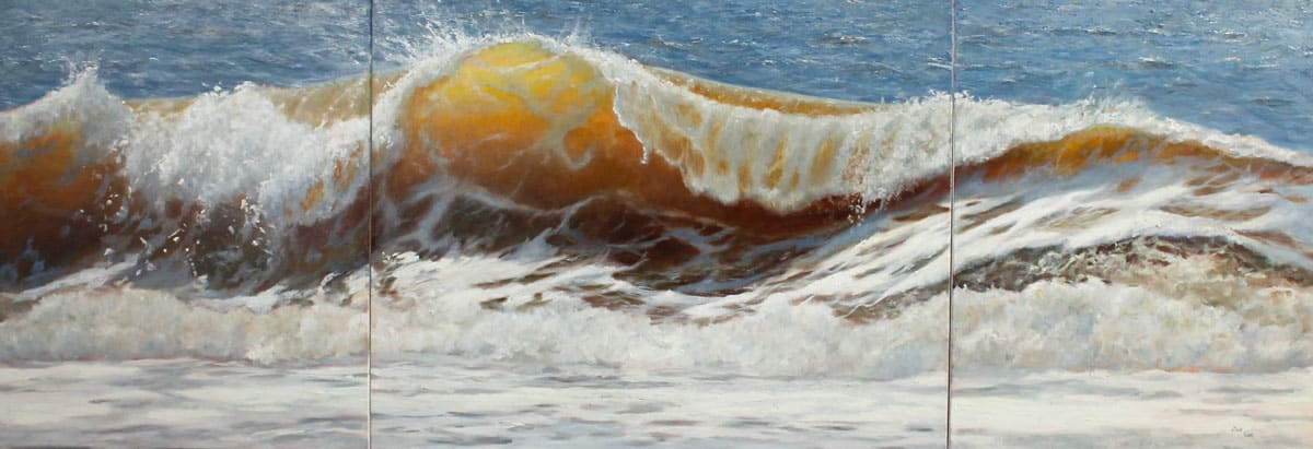 Rolling In Triptych by Dale Cook, Image 1.