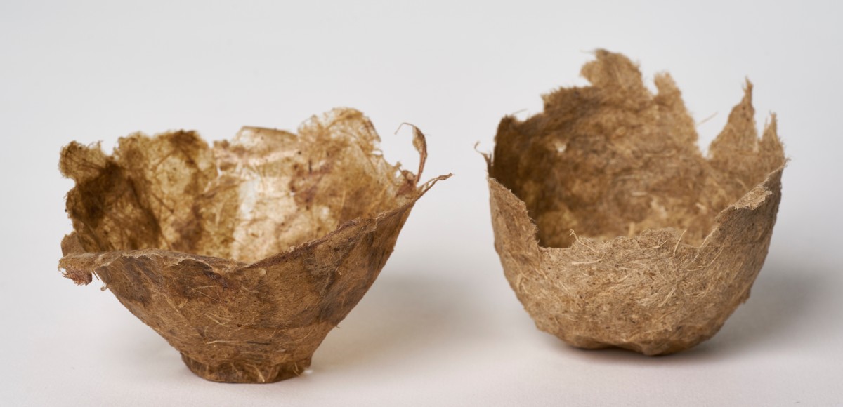 Rough Paper Bowls by Deborah Benioff Friedman 