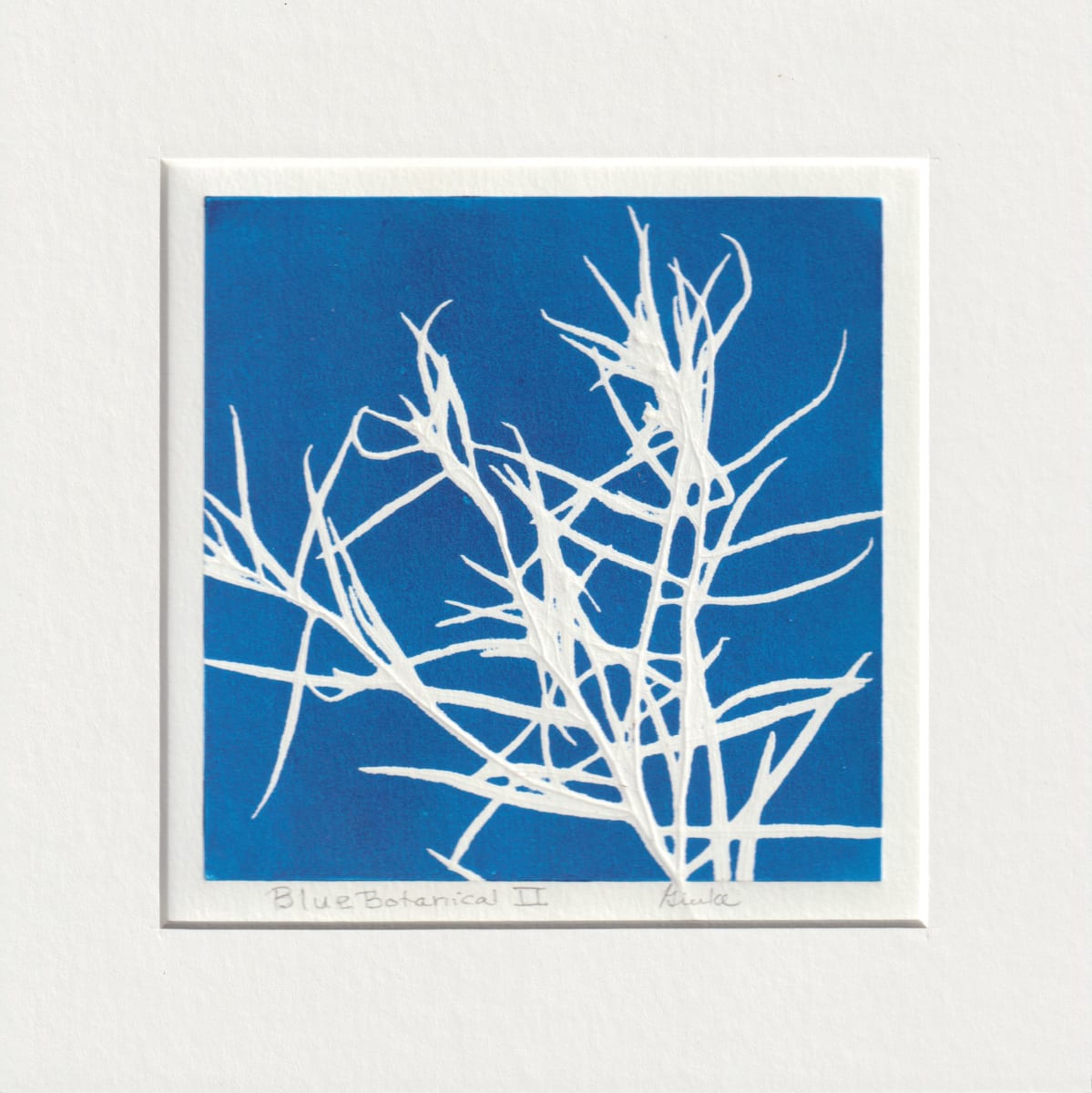 Blue Botanical II by Vera Gierke 