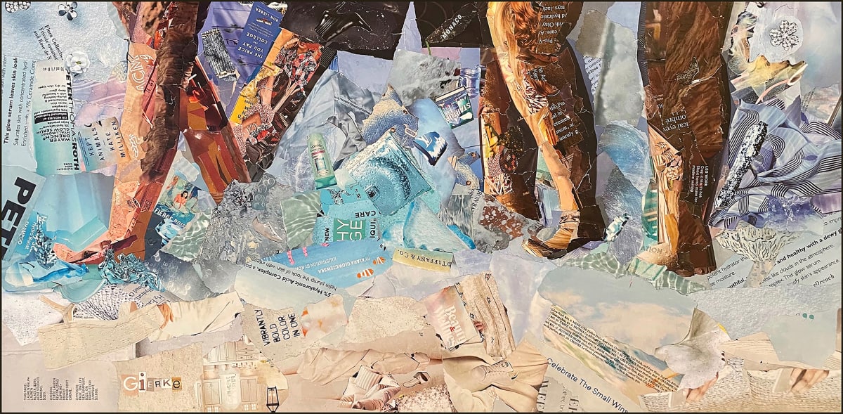 Three Beach Walkers by Vera Gierke 