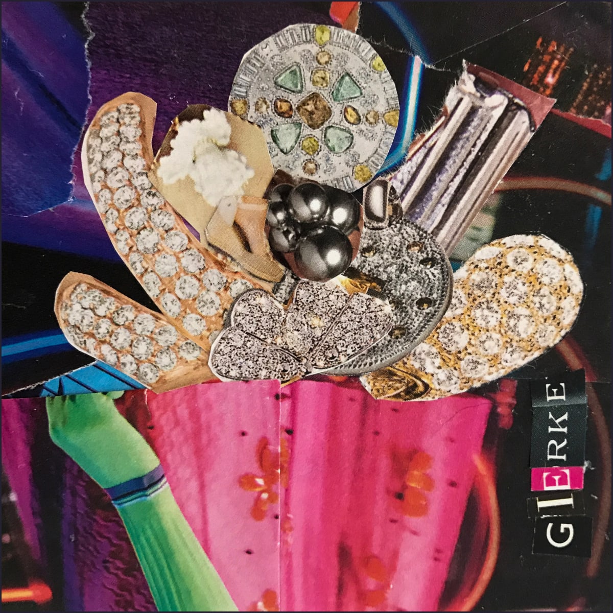 Neon Pink With White Sparkles by Vera Gierke 