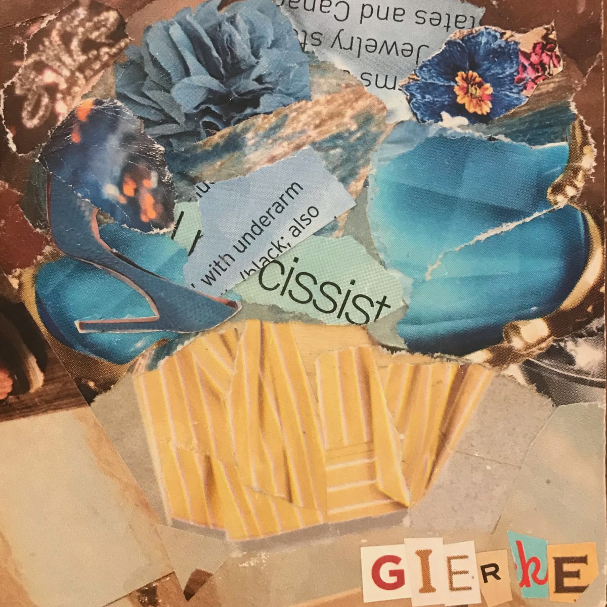 Yellow With Blue by Vera Gierke 