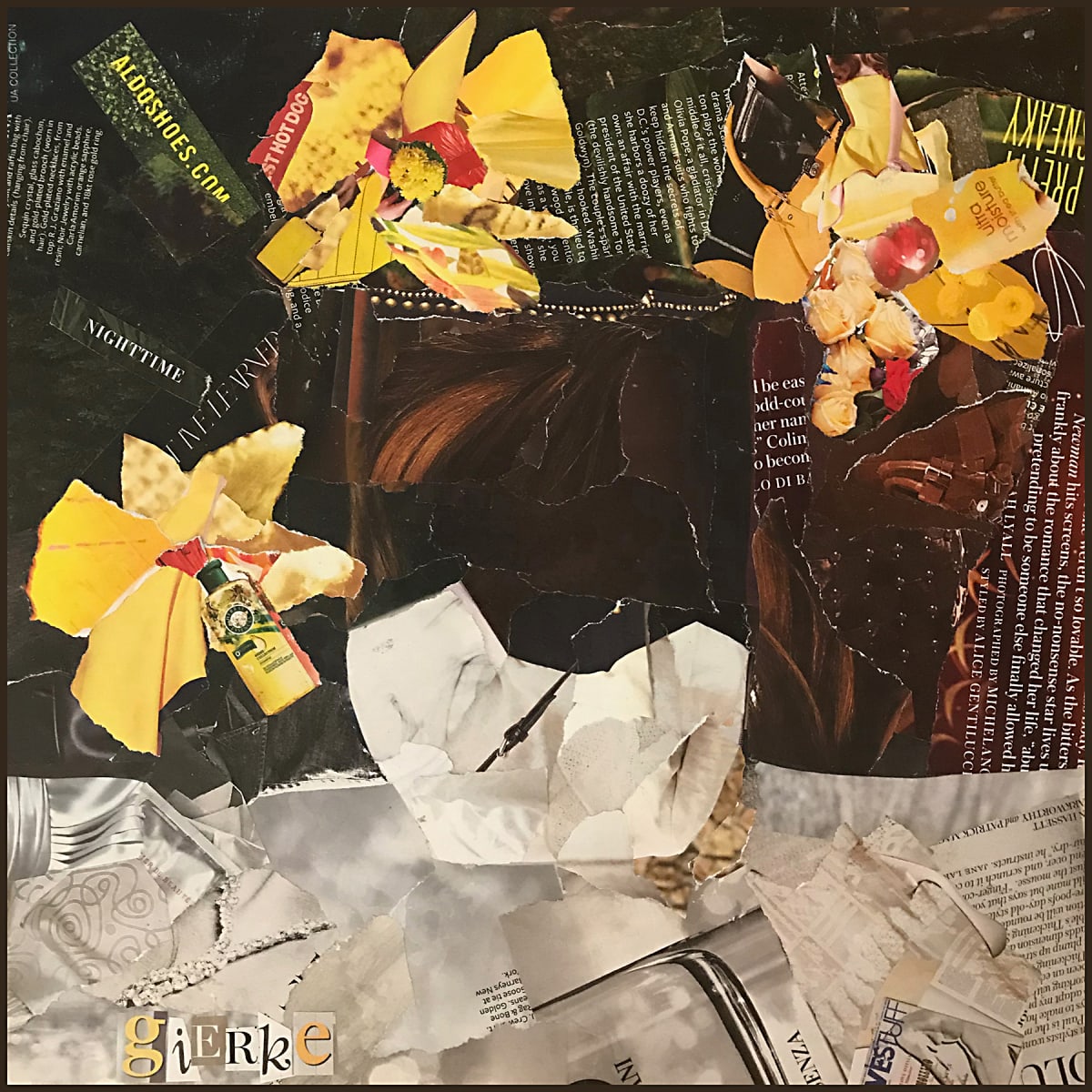 Vase with Yellow Flowers, Image 1.