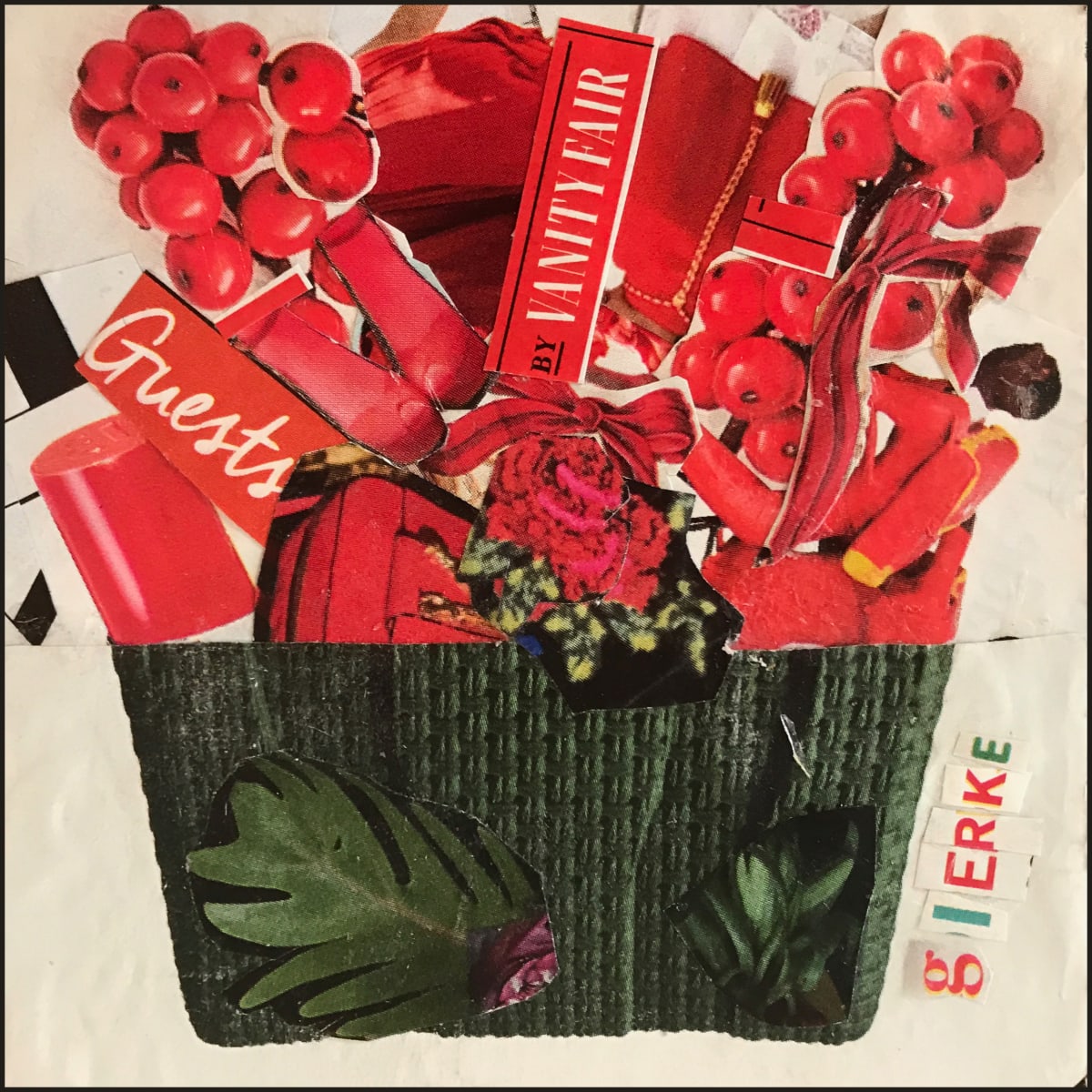 Green Weave with Cranberries 