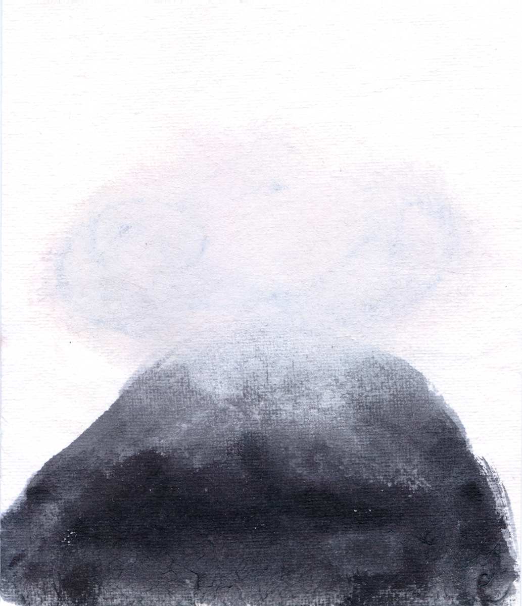 Blue Mountain with Cloud by Hannah Luxton 