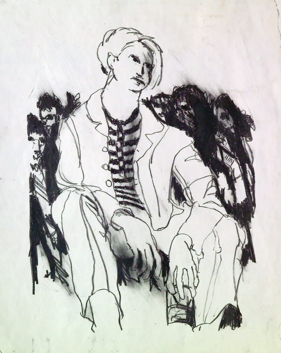 Woman Drinking, Image 1.