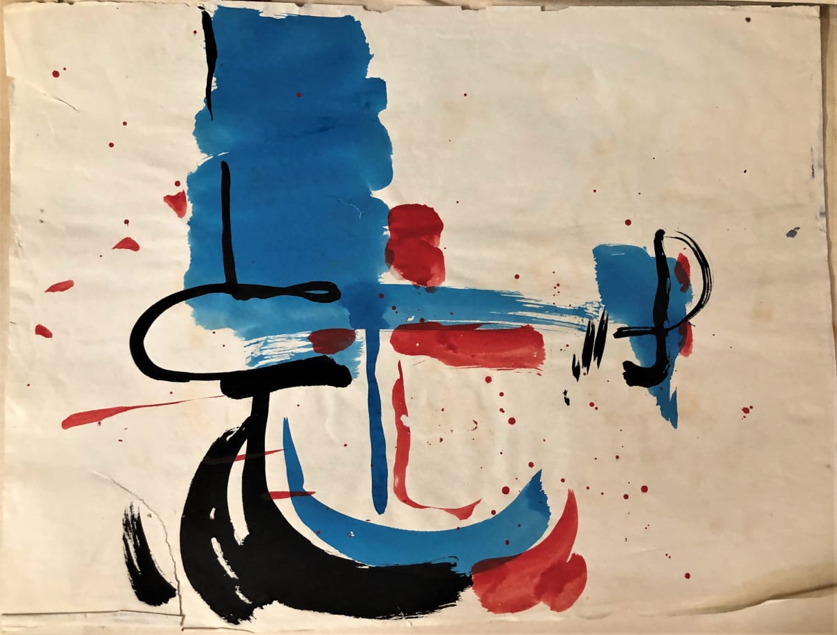 Boat Floating on Ink, Image 1.