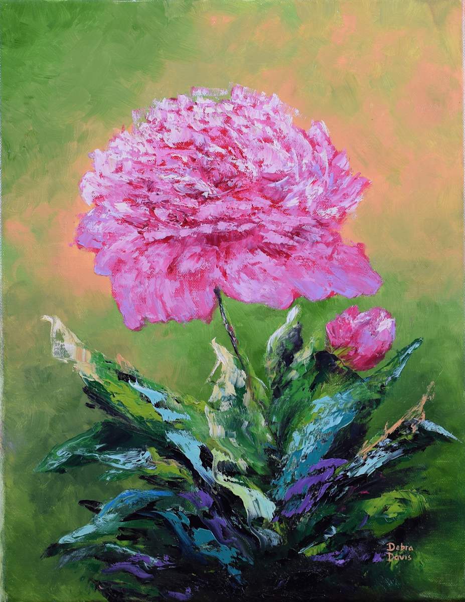 Pink Peony by Debra Davis 