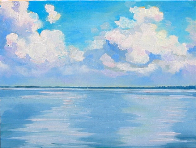 Blue Clouds, Blue Water, Image 1.