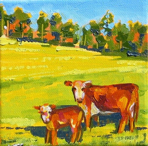 Cow x 2 (#2), Image 1.