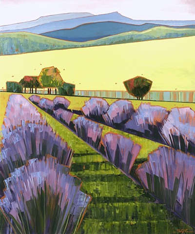 Lavender in June, Image 1.