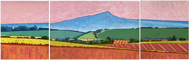 Pink Jump (Triptych), Image 1.