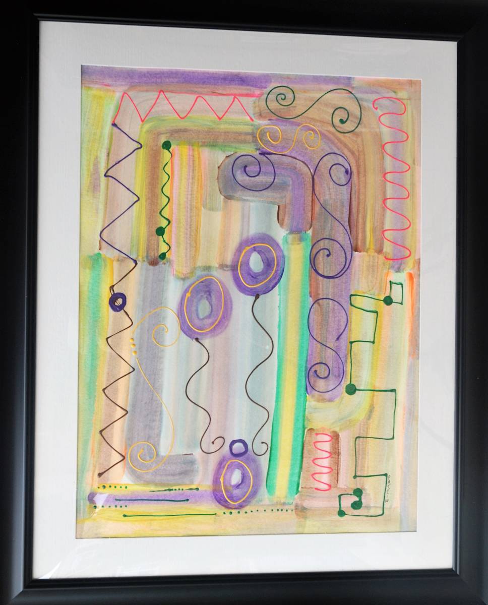 CIRCUS BALOONS by Patti Cooprider  Image: CIRCUS BALOONS in Black Plastic Frame