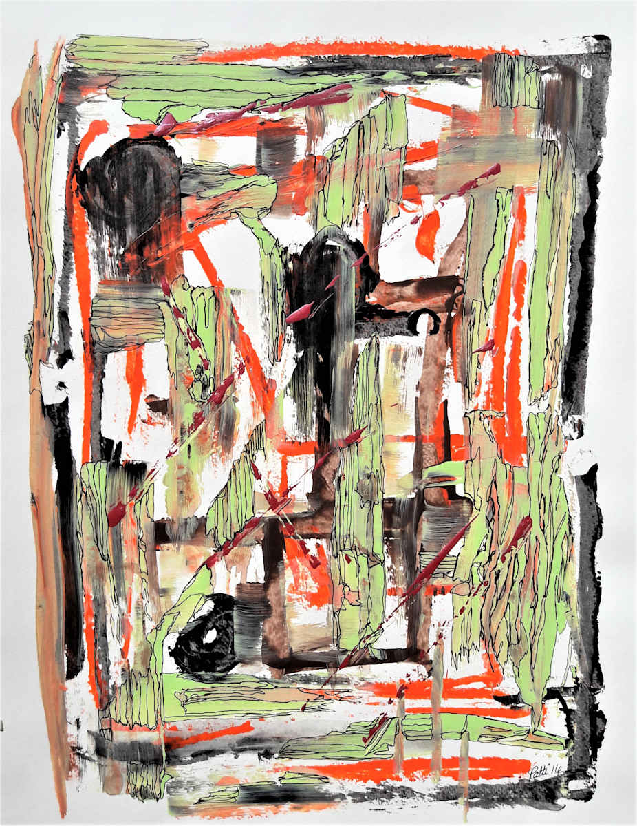 GREEN GROWS ANYWHERE by Patti Cooprider  Image: GREEN GROWS ANYWHERE