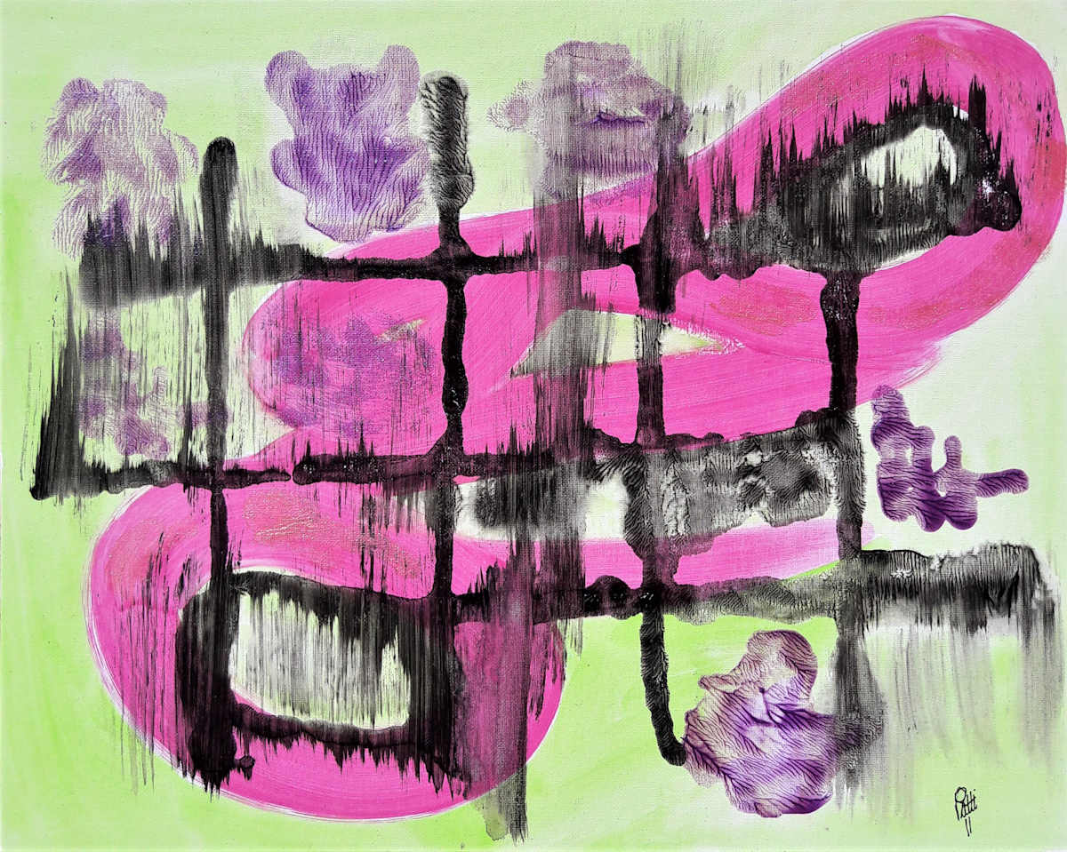 CAGED PINK PASSION by Patti Cooprider  Image: CAGED PINK PASSION