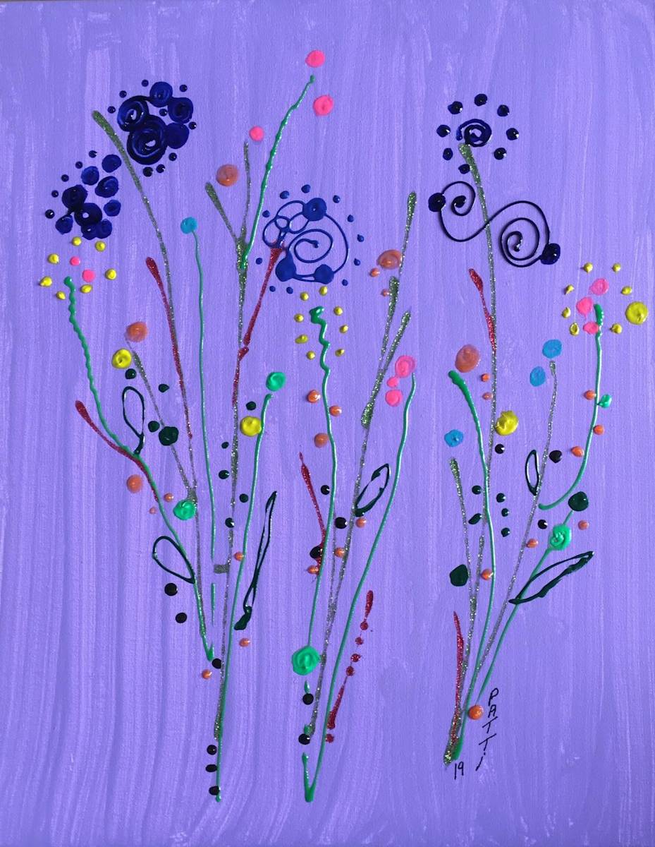 PURPLE PRESENT by Patti Cooprider  Image: "Purple Present"