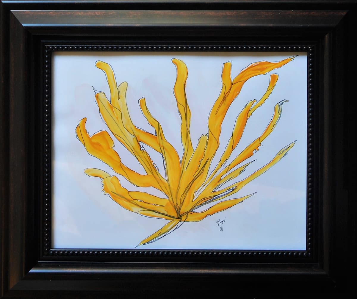 SUNBURST DAZZLE by Patti Cooprider  Image: SUNBURST DAZZLE in Heavy Frame under Glass