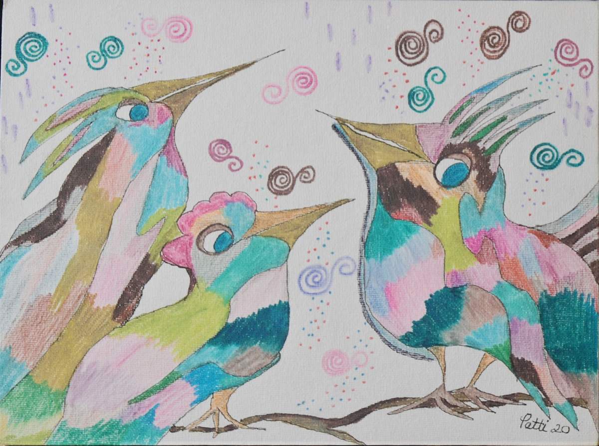 TRIPLE CURIOSITY by Patti Cooprider  Image: TRIPLE CURIOSITY