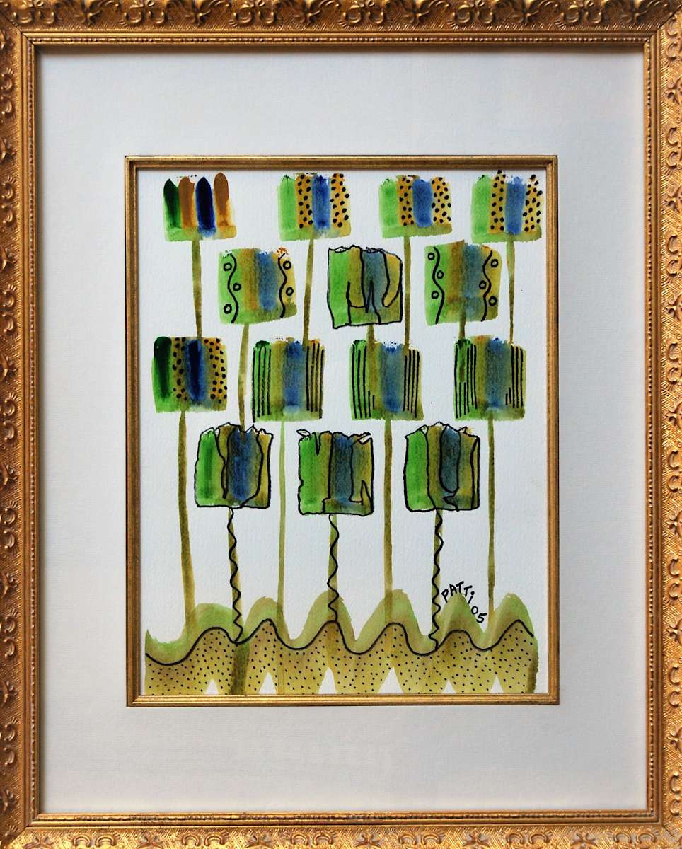 UNIQUELY UNITED by Patti Cooprider  Image: UNIQUELY UNITED (In glass frame, matted)