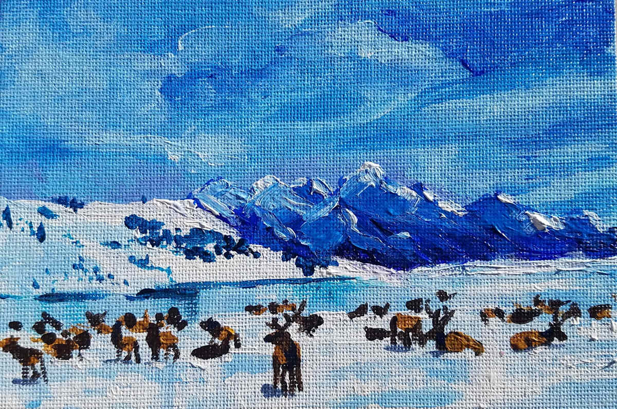 Elk Study, Image 8.