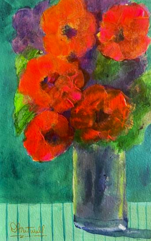 Floral Series #10 by Dodie Fretwell 