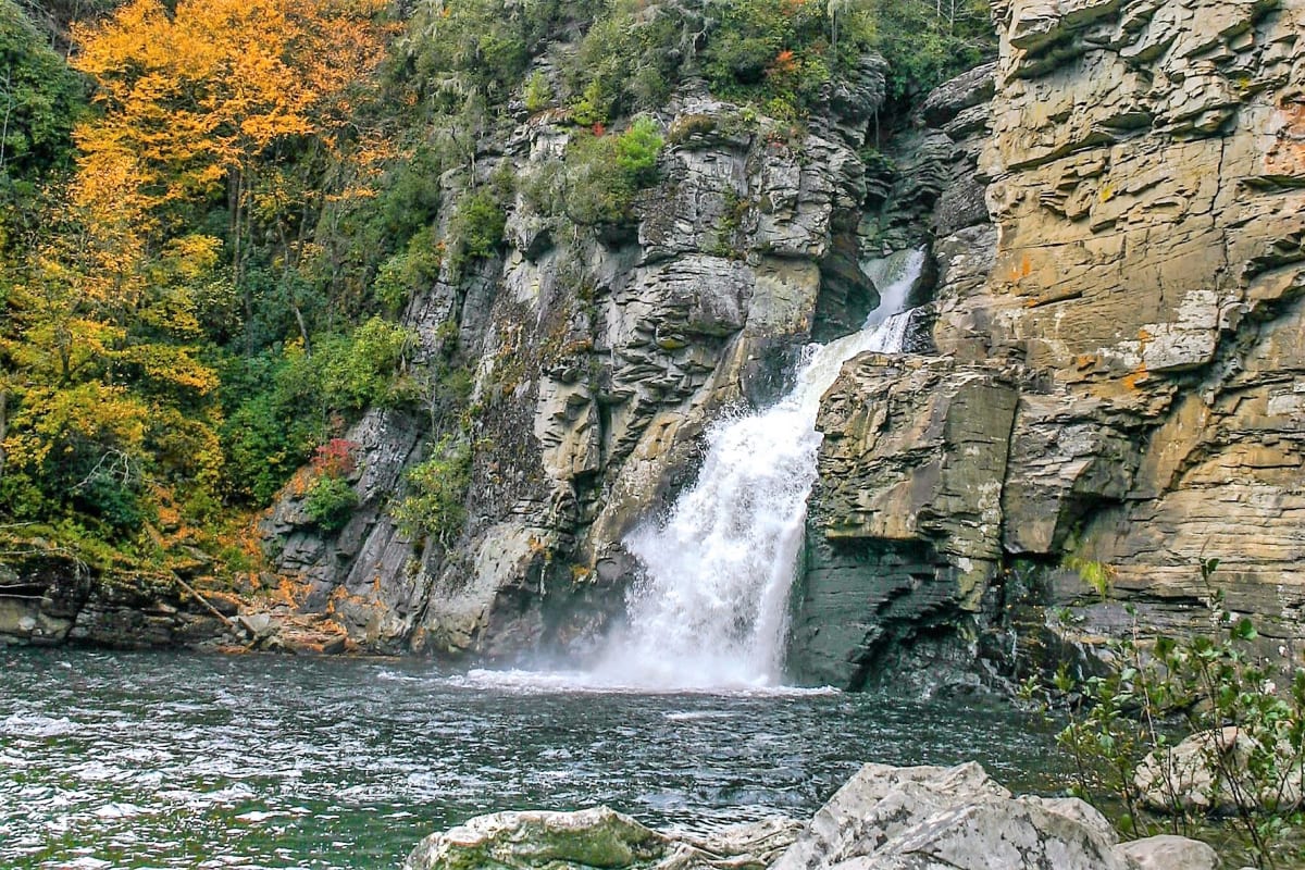 Linville Falls by Carol Hudson 