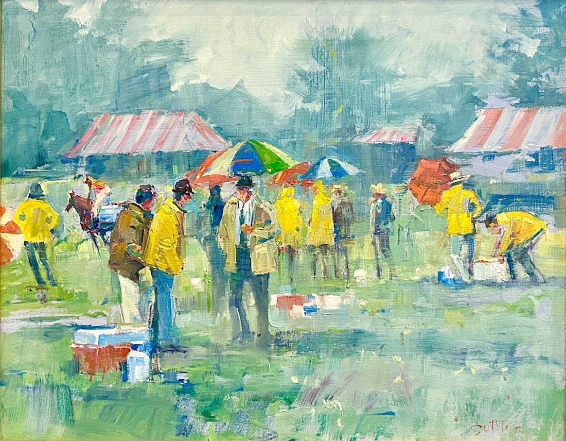 Rainey Day Steeple Chase by Bill Suttles 