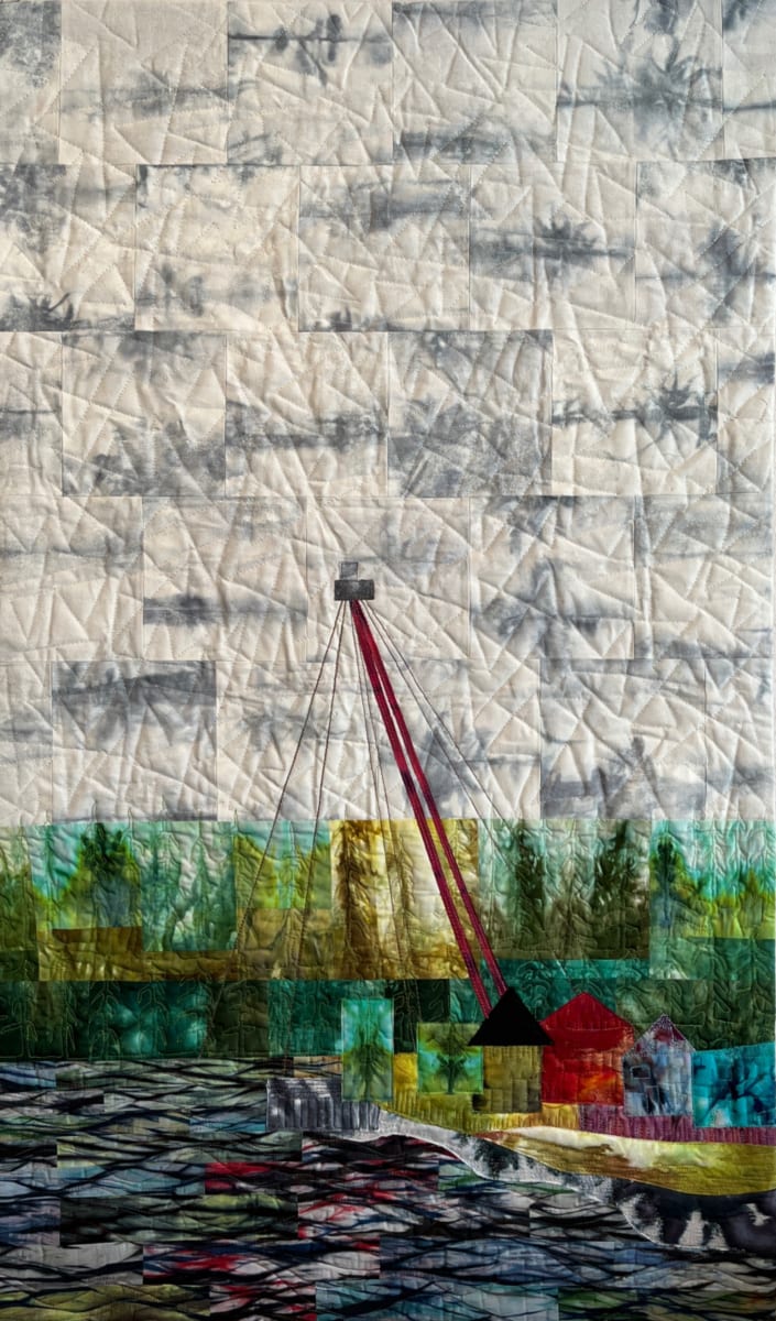 The Log Boom at Ledge Point by Susan Purney Mark, Image 2.